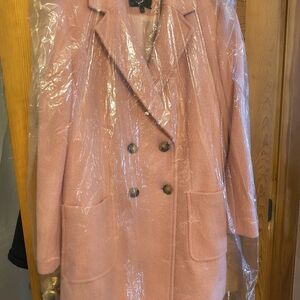 Elegant Women's Pink Coat